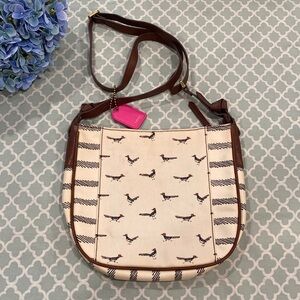 Fossil Mia Roadrunner Stripe Crossbody